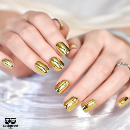 Press on Nails - Metallic Gold